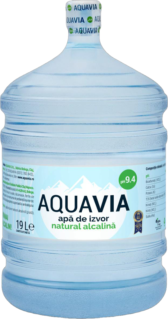 AQUAVIA APA DE IZVOR NATURAL ALCALINA 19L