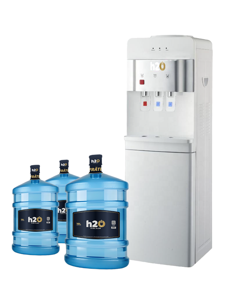 Pachet Lunar Dozator Nautilus + 3 x Apă H2On 19L