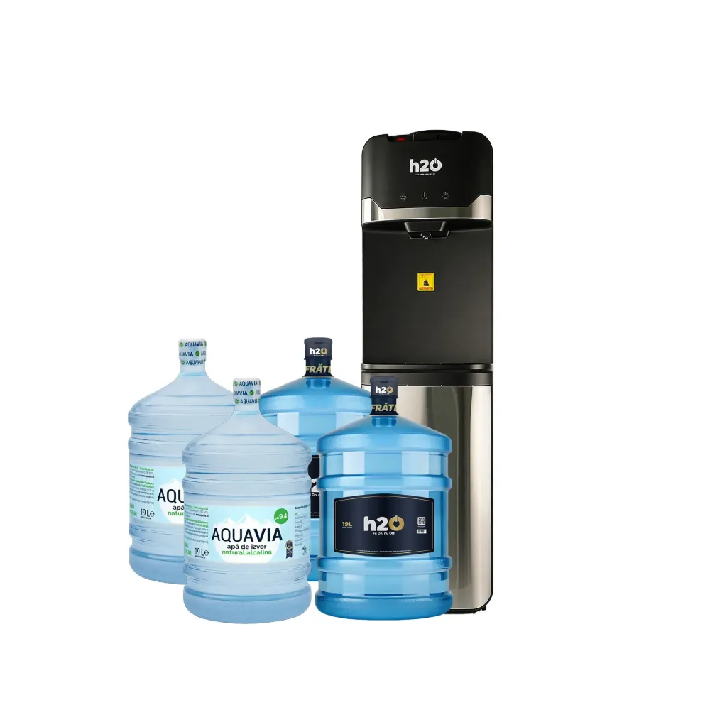 Abonament Lunar Dozator Nimbus + 2 x Apă h2on 19L + 2 x Apă AQUAVIA 19L