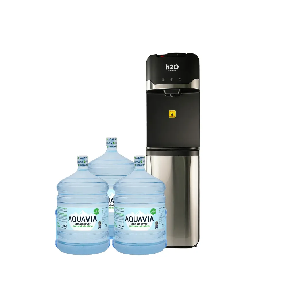 Abonament Lunar Dozator Nimbus + 3 x Apă AQUAVIA Apă de Izvor Natural Alcalină 19L