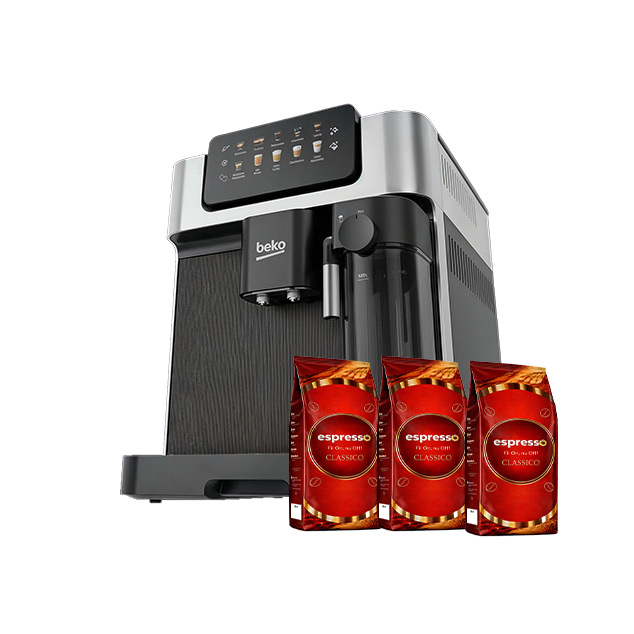 Pachet Lunar espresson x BEKO - 3 x Boabe espresson