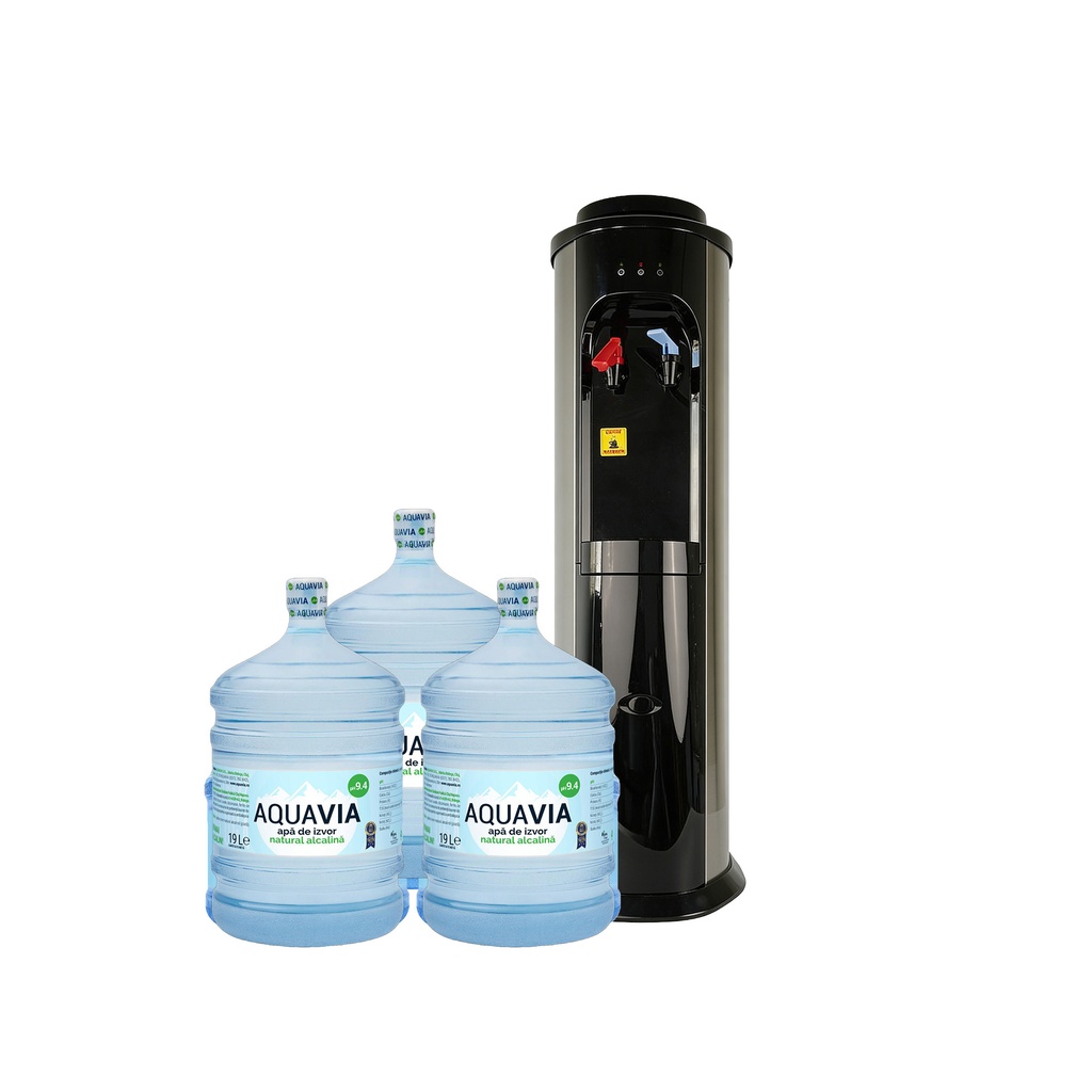 Abonament Lunar Dozator Elexus + 3 x Apă AQUAVIA 19L