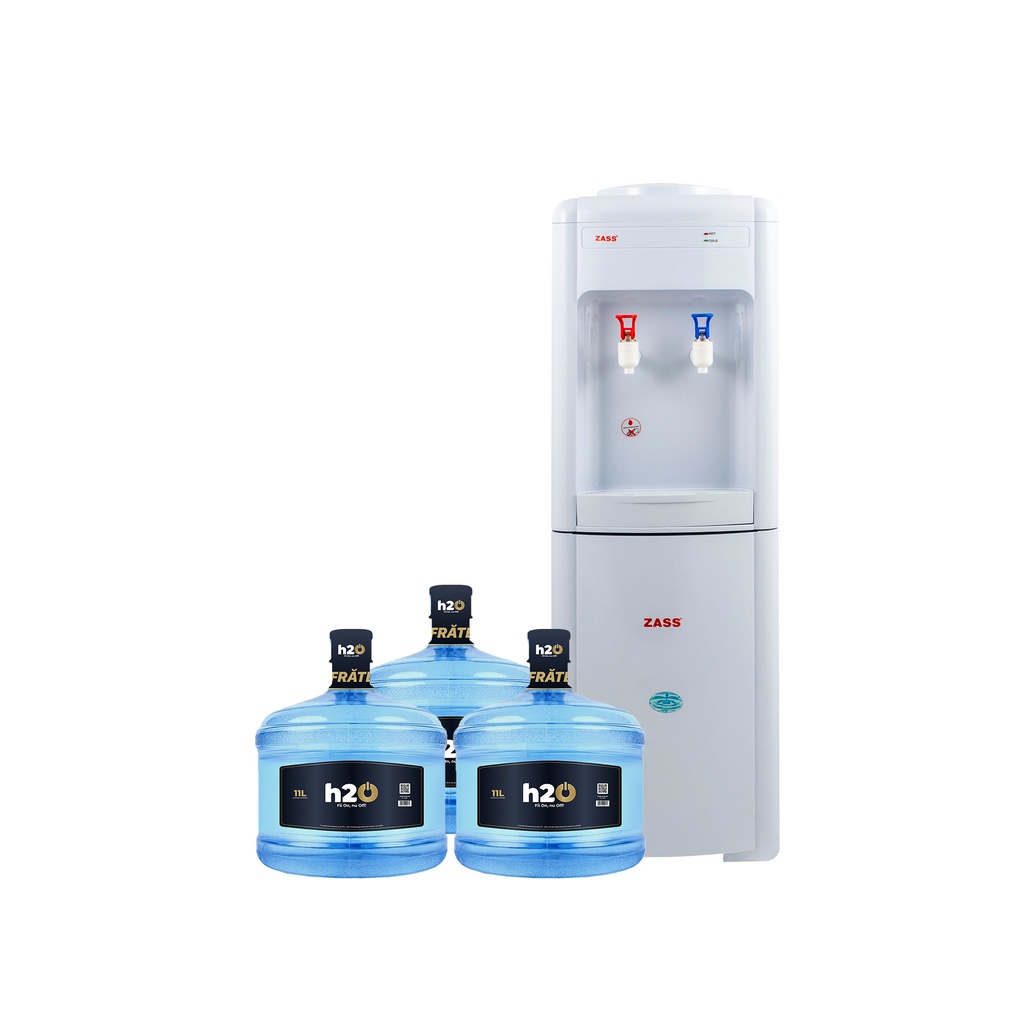 Abonament Lunar Dozator ZASS 01C + 3 x Apă h2on 11L