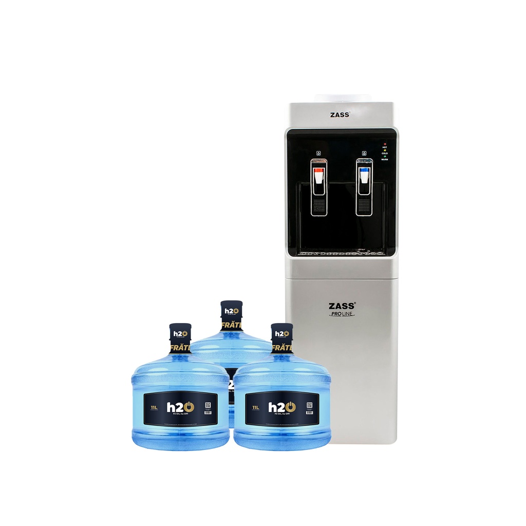 Abonament Lunar Dozator ZASS 09CS + 3 x Apă h2on 11L