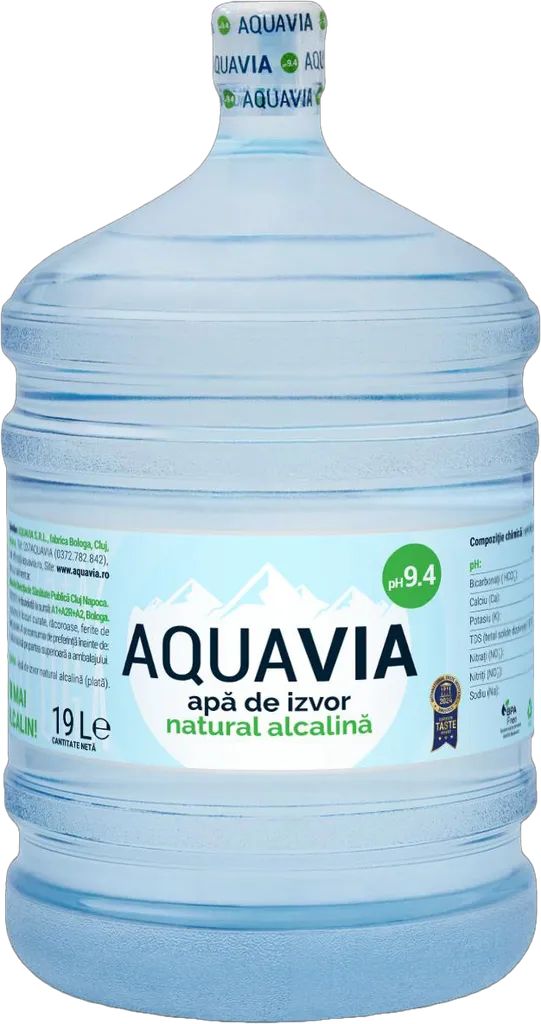 [8090] AQUAVIA APA DE IZVOR NATURAL ALCALINA 19L