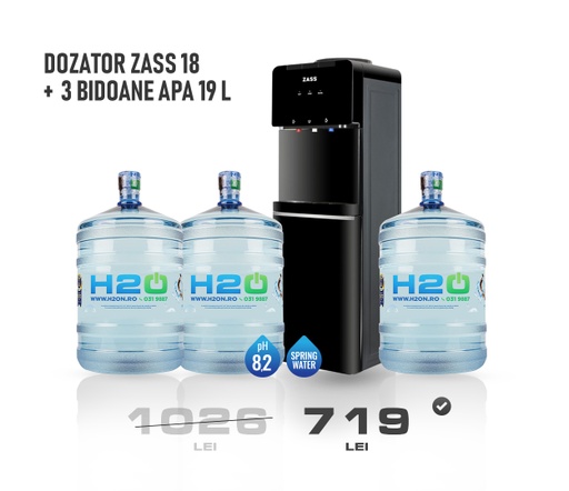 [8794] Dozator ZASS 18CR + 3 Bidoane Apa 19L