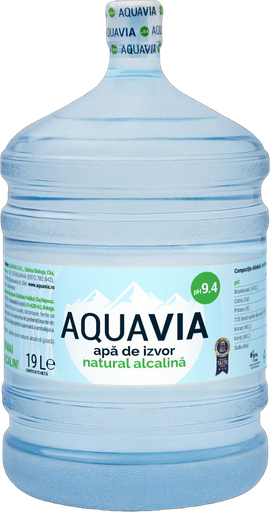 [8090] AQUAVIA APA DE IZVOR NATURAL ALCALINA 19L