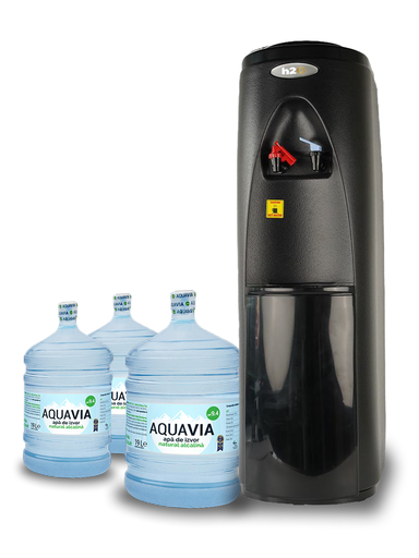 [8908] Abonament Lunar Dozator Primus + 3 x Apa AQUAVIA Apa de Izvor 19L