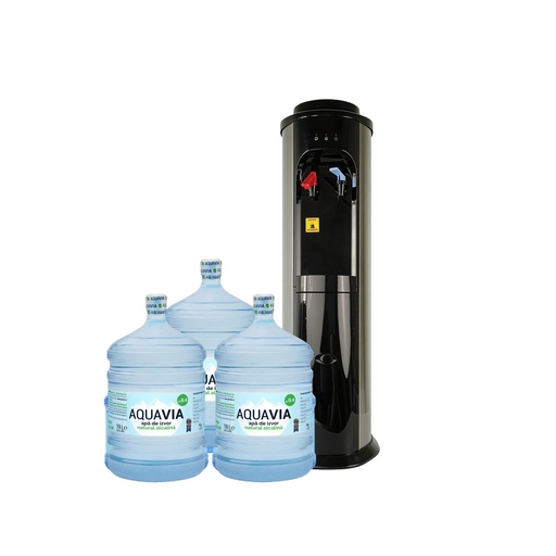 [9059] Abonament Lunar Dozator Elexus + 3 x Apă AQUAVIA 19L