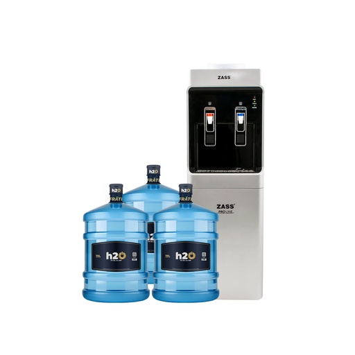 [9091] Abonament Lunar Dozator ZASS 09CS + 3 x Apă h2on 19L