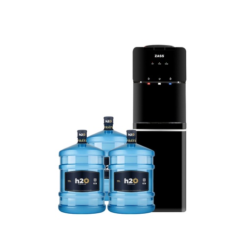 [9087] Abonament Lunar Dozator ZASS 18CR + 3 x Apă h2on 19L
