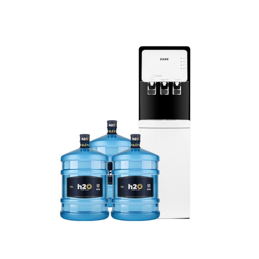[9100] Abonament Lunar Dozator ZASS 22C + 3 x Apă h2on 19L